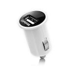 Capdase USB Car Charger Pico White (1 A) for iPhone/iPod/iPad mini/Smartphone (CAII-0M02)