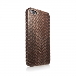 Animal Skins Hard Case Snake Brown for iPhone 5/5S