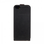 CG Mobile Ferrari Flap Case Challenge Perforated Collection Black for iPhone 5/5S (FECHFPFLP5)