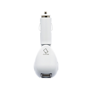  Capdase USB Car Charger Flexi White (1 A) for iPhone/iPod/iPad mini/Smartphone (CAIP-1002)