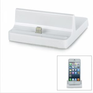  Apple Dock Station White for iPhone 5/iPad 4/iPad mini/iPod Touch 5G/iPod nano 7G/iPod Shuffle 5G