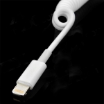 Charging cable spring Lightning White