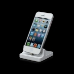 Apple Dock Station White for iPhone 5/iPad 4/iPad mini/iPod Touch 5G/iPod nano 7G/iPod Shuffle 5G