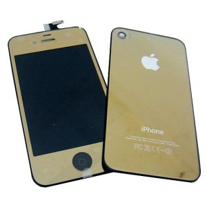  LCD iPhone 4 with Touchscreen + Housing cover Gold /23/