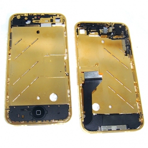  Middle part iPhone 4 Gold full /33/