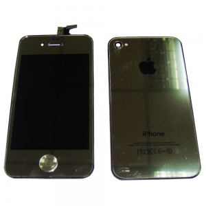  LCD iPhone 4S with Touchscreen + Housing cover Silver (SZ)