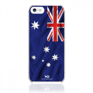  White Diamonds Flag Australia for iPhone 5/5S (1210FLA09)