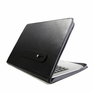  J.M.Show Thin Leather Case Black for MacBook Pro 15" with Retina