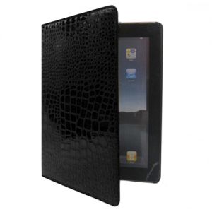 Чехол Dublon Leatherworks Multi Functional Case Black Croco for New iPad/iPad 2 (MFC-ID2-BC)