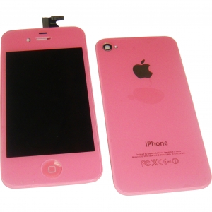  LCD iPhone 4S with Touchscreen + Housing cover Pink (CZ)