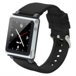 iWatchz Nano Clip System wristband Black for iPod nano 6G