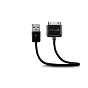  Capdase Sync&Charge Cable Black 18cm for iPad/iPhone/iPod (HCII-SJ01)