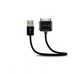 Capdase Sync&Charge Cable Black 18cm for iPad/iPhone/iPod (HCII-SJ01)