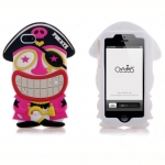 Silicone Case Candies Pirate Black/Pink for iPhone 5/5S