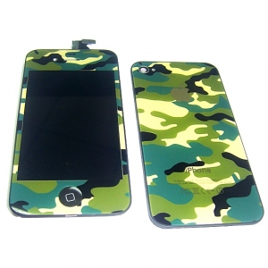  LCD iPhone 4 with Touchscreen + Housing cover Military Green /54/