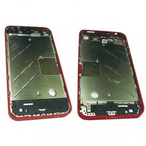  Middle part iPhone 4 Red with side key /33/