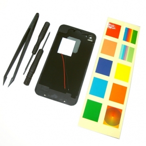  Housing cover iPhone 4 Black with Luminous logo /31/