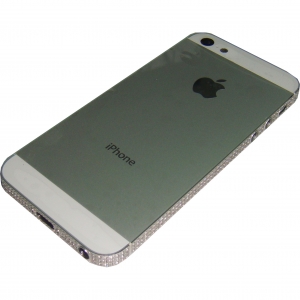  Housing cover iPhone 5 Silver Swarovski with side key high copy /54/