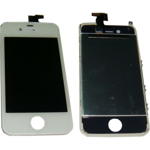  LCD iPhone 4 + Touchscreen White with frame copy /13/