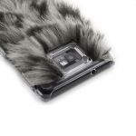 ION Fur Cover Grey Leopard for Samsung Galaxy S II i9100