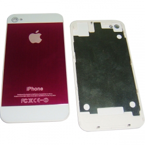  Housing cover iPhone 4S Pink metallic insert (gives similarity iPhone 5) /51/