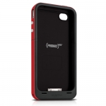 Mophie Juice Pack Plus Case Red 2000 mAh for iPhone 4/4S (1207-JPP-IP4-P-RED)