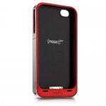 Mophie Juice Pack Air Case Red 1500 mAh for iPhone 4/4S (1148-JPA-IP4-P-RED)