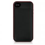 Mophie Juice Pack Plus Case Red 2000 mAh for iPhone 4/4S (1207-JPP-IP4-P-RED)