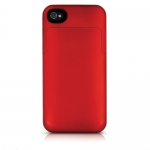 Mophie Juice Pack Air Case Red 1500 mAh for iPhone 4/4S (1148-JPA-IP4-P-RED)