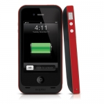 Mophie Juice Pack Plus Case Red 2000 mAh for iPhone 4/4S (1207-JPP-IP4-P-RED)