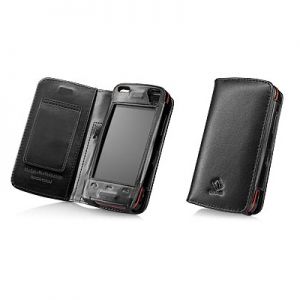  Capdase Leather Case Flip Top Black for Nokia 5530 (WCNK5530-6001)