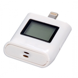  Alcohol Tester with light WHITE for iPhone 5/iPad 4/iPad mini/iPod touch 5