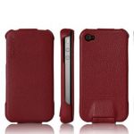 SGP Leather Case Argos Series Red for iPhone 4/4S (SGP06831)