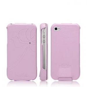  SGP Leather Case Valencia Swarovski Series Pink for iPhone 4/4S (SGP06883)