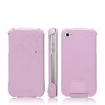 SGP Leather Case Valencia Swarovski Series Pink for iPhone 4/4S (SGP06883)