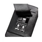 Capdase Leather Case Fix Flip Top Black for Nokia E72 (WCNKE72-1001)