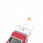 Capdase Smart Pocket Case ID Luxe Red/Black for iPhone 4/4S (DPIH4S-H291)