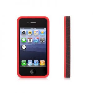 Чехол Griffin Outfit Crackle Red/Black for iPhone 4/4S (GB03117)