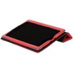 Dublon Leatherworks Smart Guard Case Red for New iPad/ iPad 2 (SG-ID2-RD)