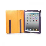 Capdase Protective Case Folio Canvas Purple/Orange for iPad 2 (SLAPIPAD2-P357)