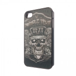 3d Effect Case Skull Text for iPhone 4/4S