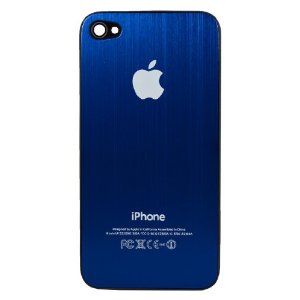  Housing cover iPhone 4 metal back plate Blue