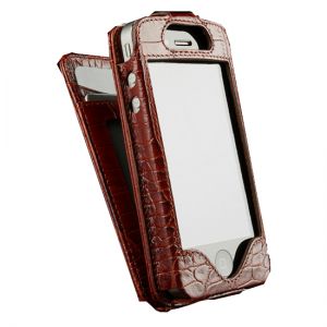 Чехол Sena WalletSkin Croco Tan for iPhone 4/4S