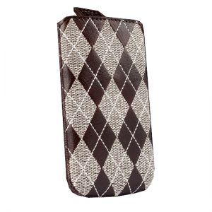 Чехол Sena Argyle Brown/Beige for iPhone 4