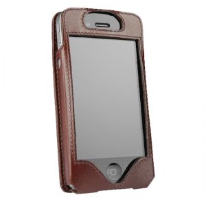 Чехол Sena LeatherSkin Brown for iPhone 4