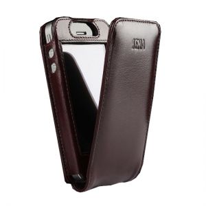 Чехол Sena Magnet Flipper Brown for iPhone 4/4S