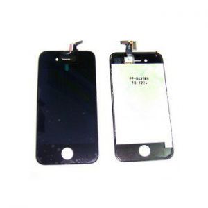  LCD iPhone 4 + Touchscreen Black with frame high copy /12/