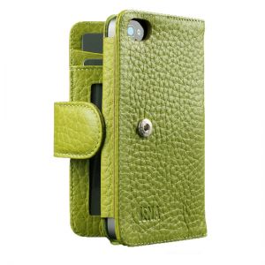 Чехол Sena WalletBook Pebble Green for iPhone 4/4S