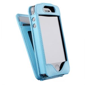 Чехол Sena WalletSkin Baby Blue for iPhone 4/4S