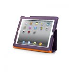 Capdase Protective Case Folio Canvas Purple/Orange for iPad 2 (SLAPIPAD2-P357)